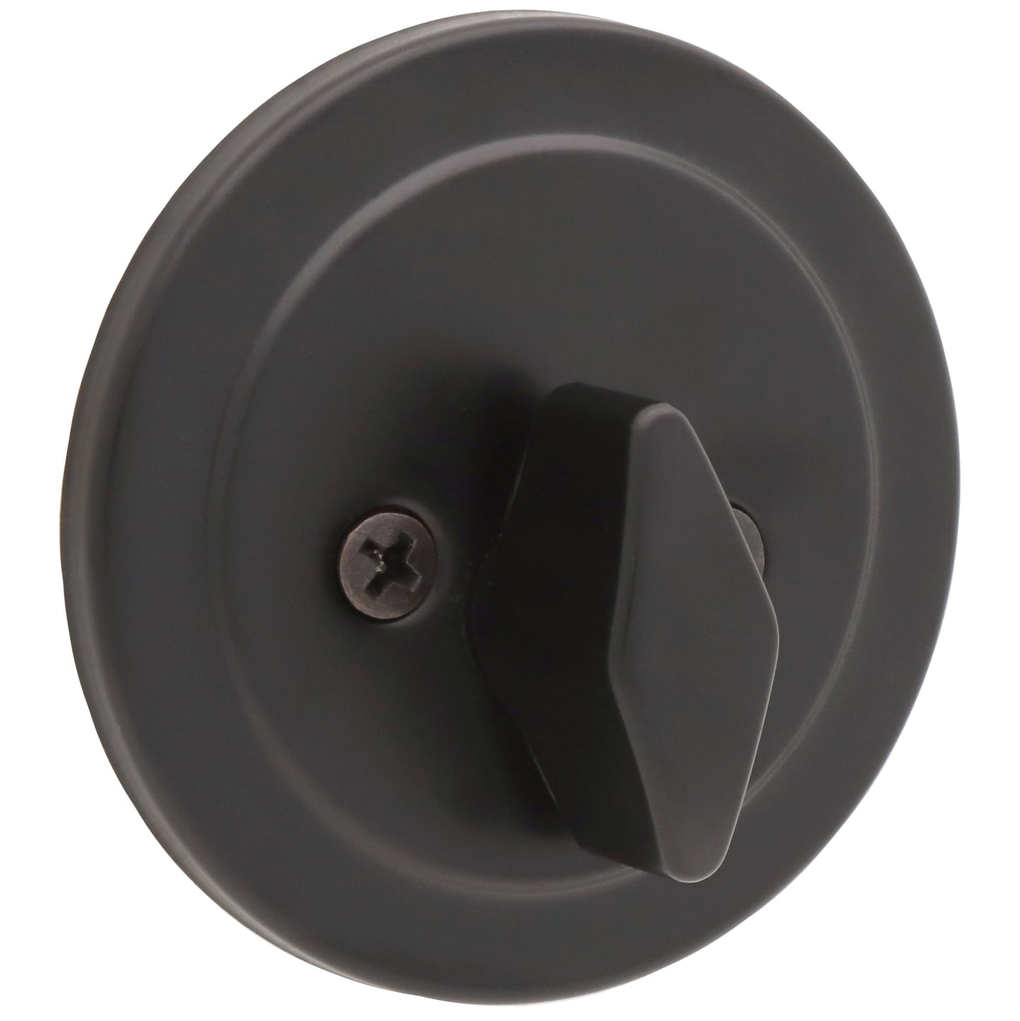 Keyed Entry Single Cylinder Deadbolt Matte Black