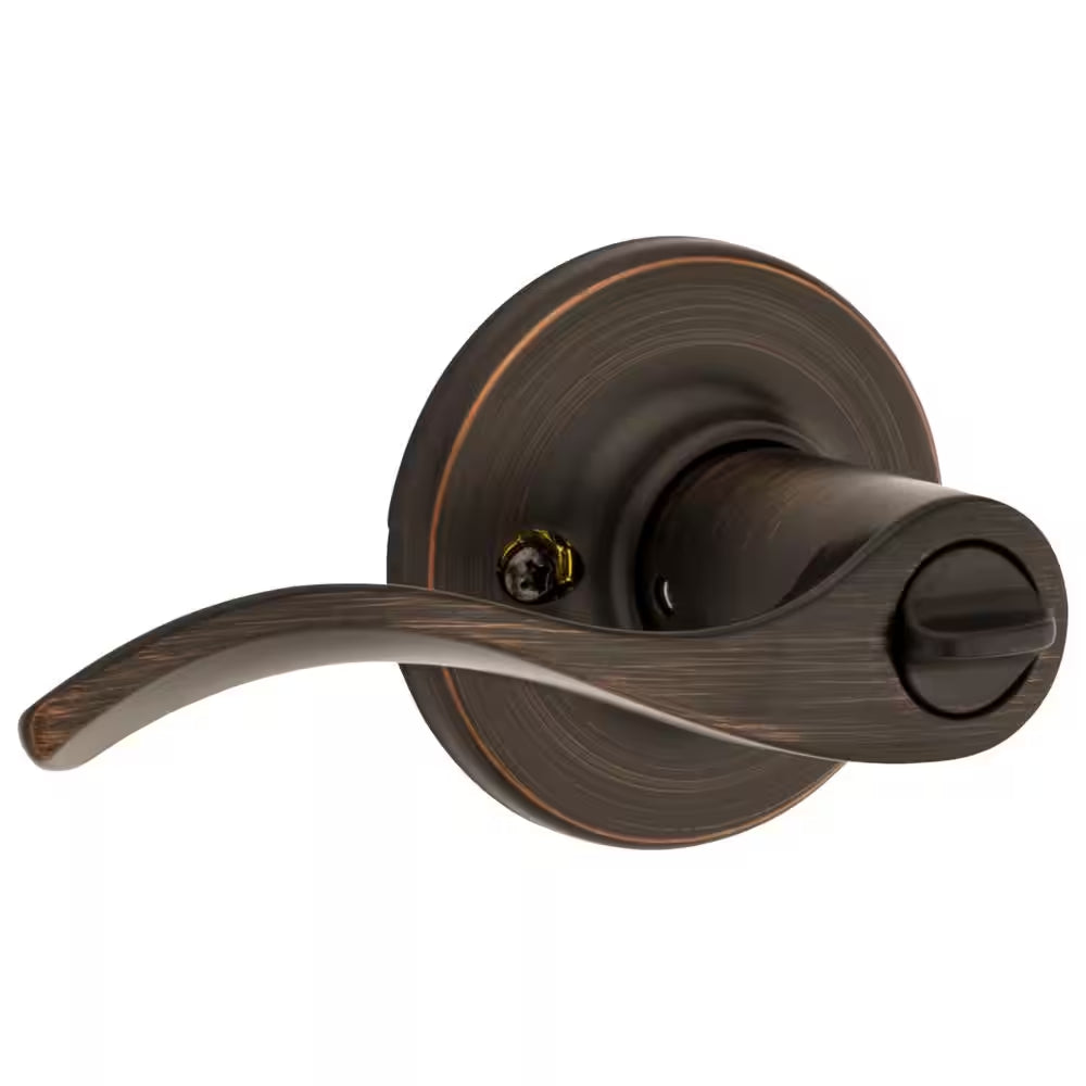 Balboa Venetian Bronze Keyed Entry Door Handle Featuring Smartkey Security and Microban Technology