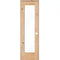 24 In. X 80 In. Krosswood Rustic Knotty Alder 1-Lite with Solid Core Left-Hand Wood Single Prehung Interior Door