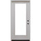 36 In. X 80 In. Relaint Full Lite White Primed Fiberglass Prehung Front Door