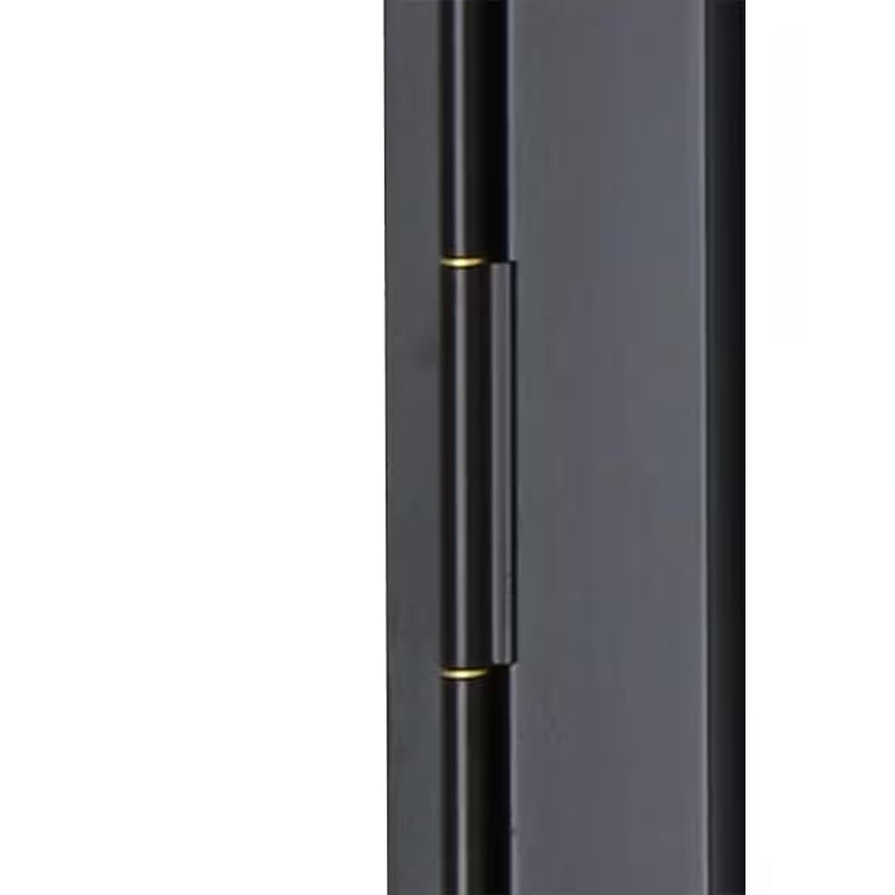 32 In. X 80 In. 555 Series Tuscany Black Steel Prehung Security Door