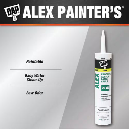 Alex Painter'S 10.1 Oz. White All-Purpose Acrylic Latex Caulk