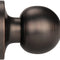 (1 Pack round Oil Rubbed Bronze Single Dummy Door Knobs, Individual Non-Turning Dummy Door Knob Single Side, Interior Door Knobs, Easy Installation