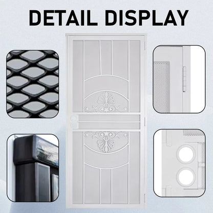 Deluxe Steel Security Screen Door