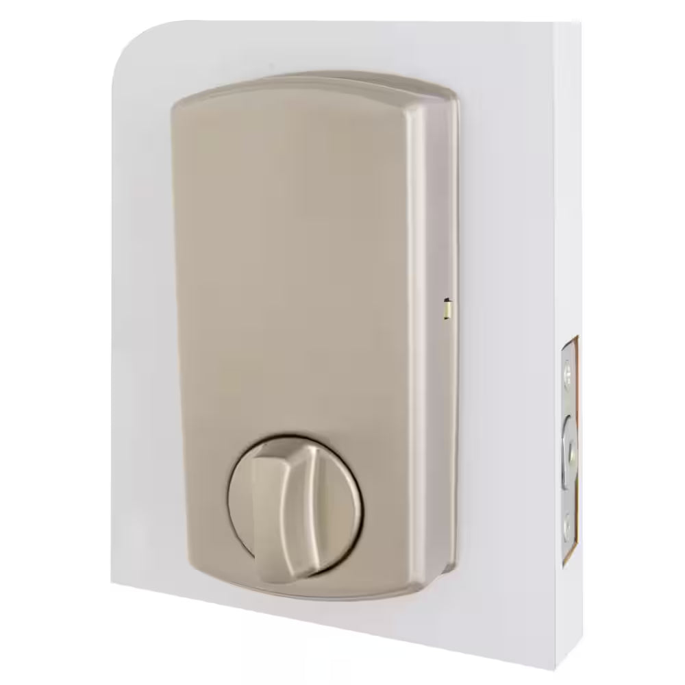 Castle Satin Nickel Electronic Single Cylinder Keypad Deadbolt