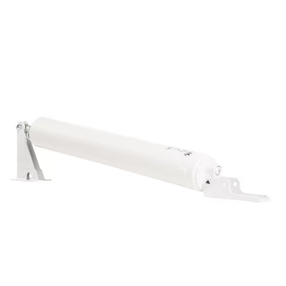 12.625-In Heavy Duty Adjustable White Aluminum Hold Open Screen/Storm Door Pnuematic Closer