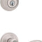 991 Tustin Entry Lever and Single Cylinder Deadbolt Combo Pack Featuring Smartkey in Satin Nickel, Model Number: 99910-040