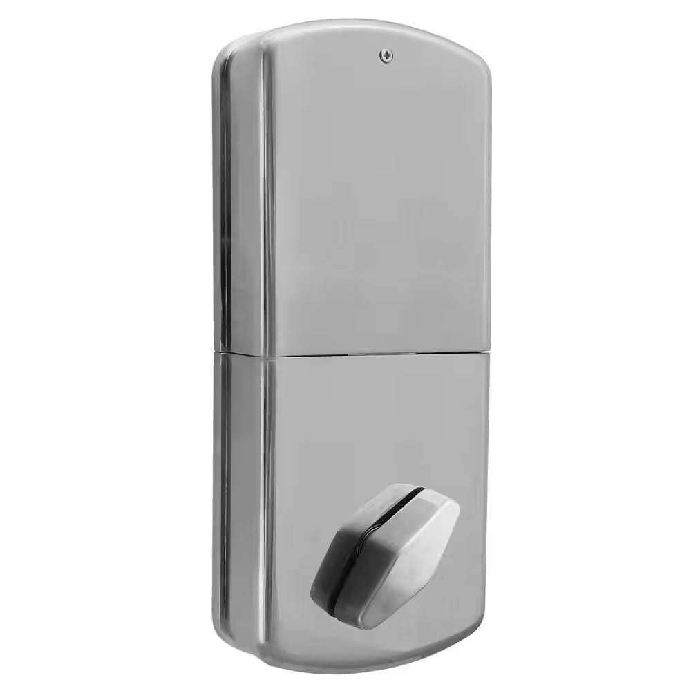 Satin Nickel Single Cylinder Electronic Touch Pad Deadbolt with Back-Lit Keypad