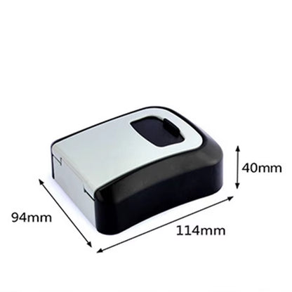 Mini Key Box Password Lock Door Cat Eye Metal Outdoor Wall Mounted Anti-Theft Key Lock Box Home Office Indoor Security