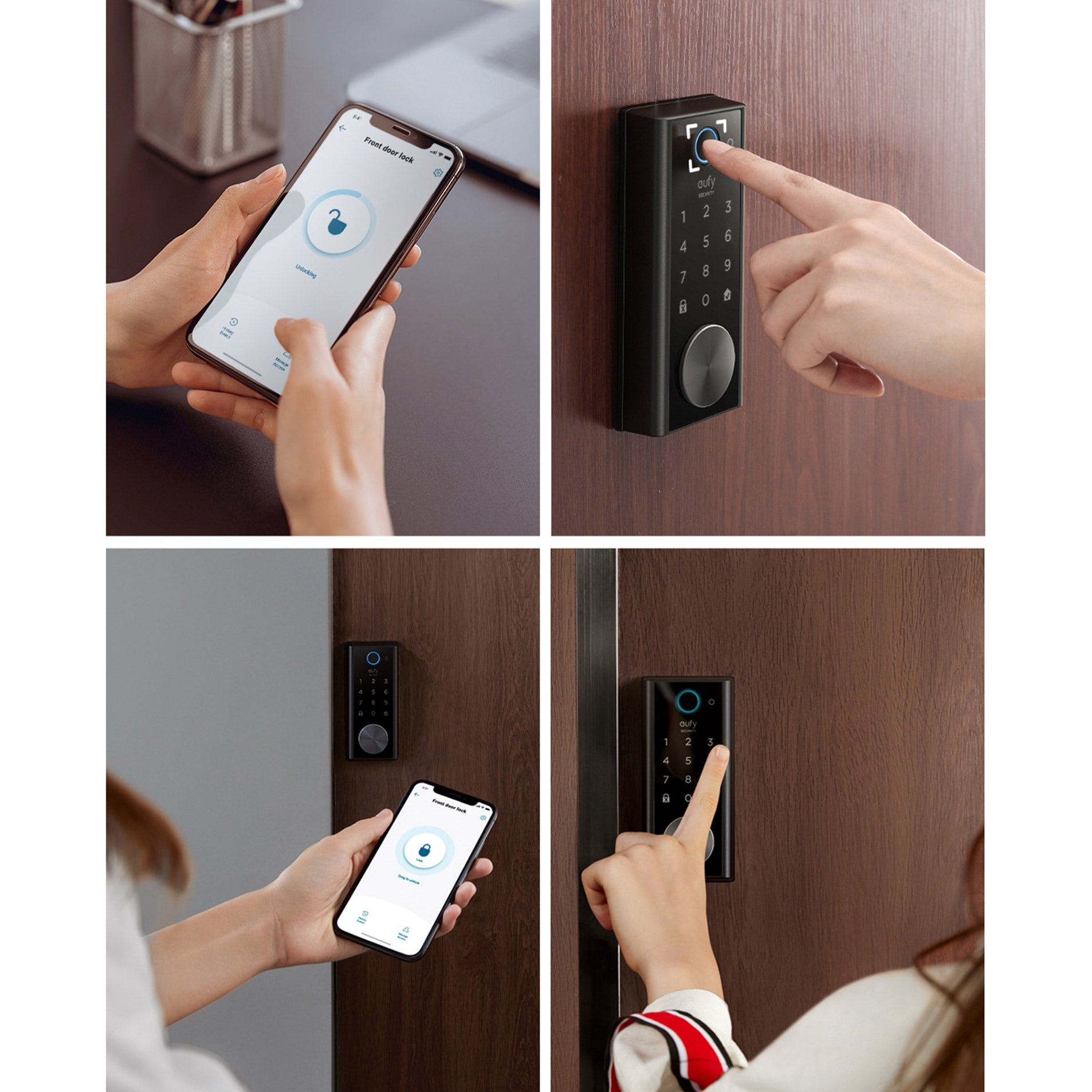 Security Smart Lock S230 and Two Rechargeable Batteries - No Monthly Fees