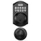 Keyless Entry Door Lock with 2 Knobs ‎Set, Keypad Deadbolt Smart Door Locks, Electronic Digital Lock for Home Front Door Easy Installation-Matte Black