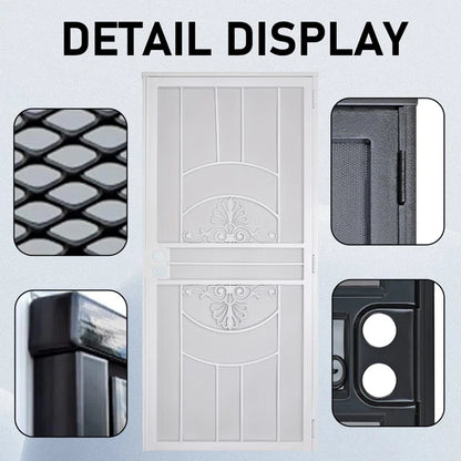 Deluxe Steel Security Screen Door